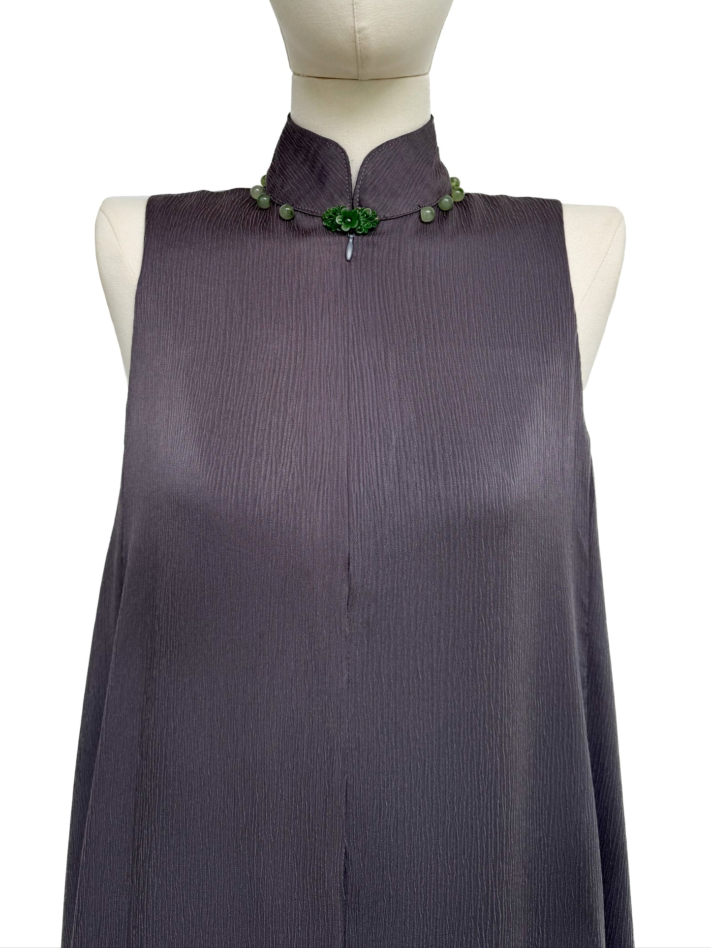 「品 pǐn」Jade Blossom Cheongsam with Pockets