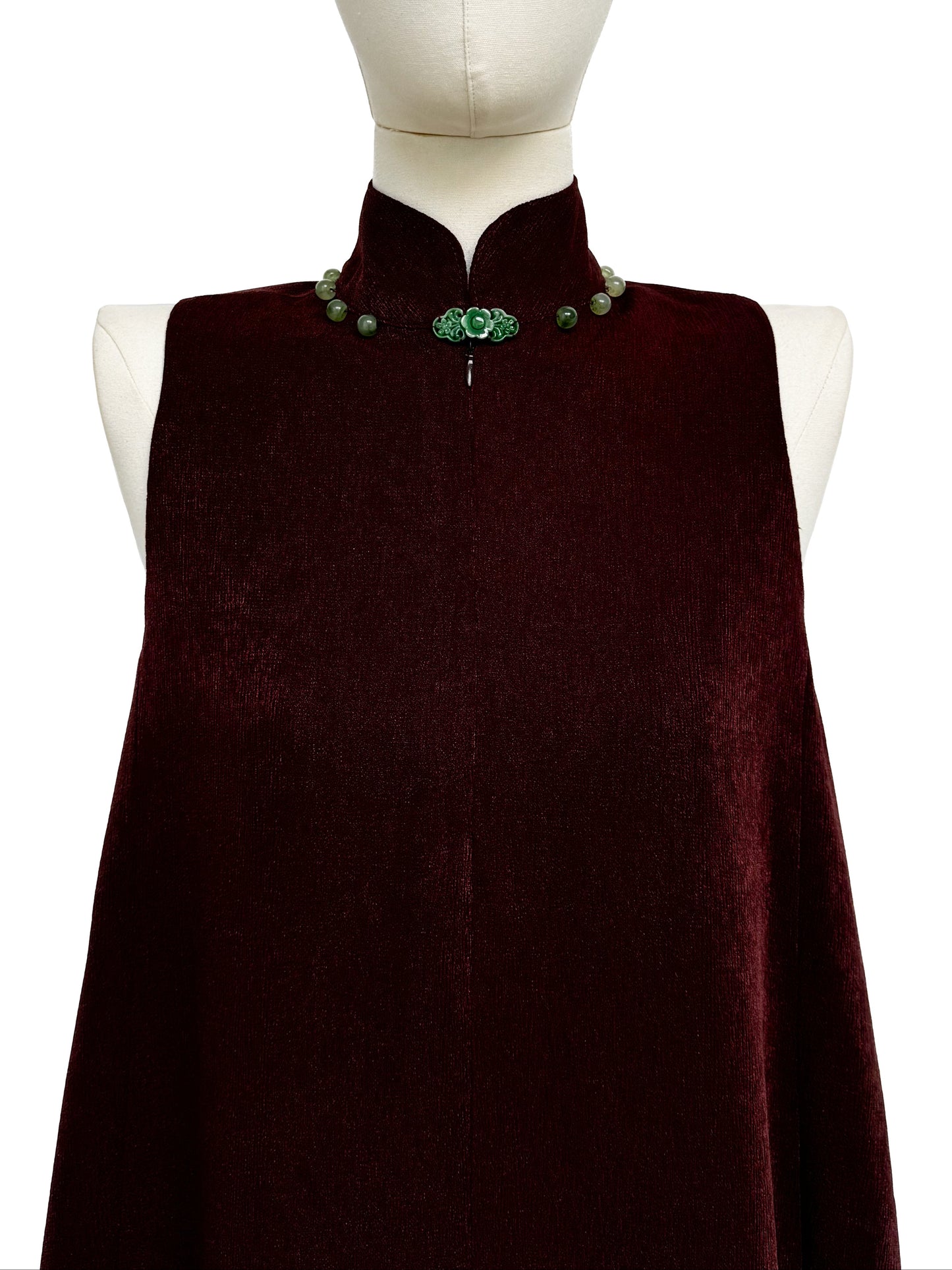 「品 pǐn」Jade Blossom Cheongsam with Pockets