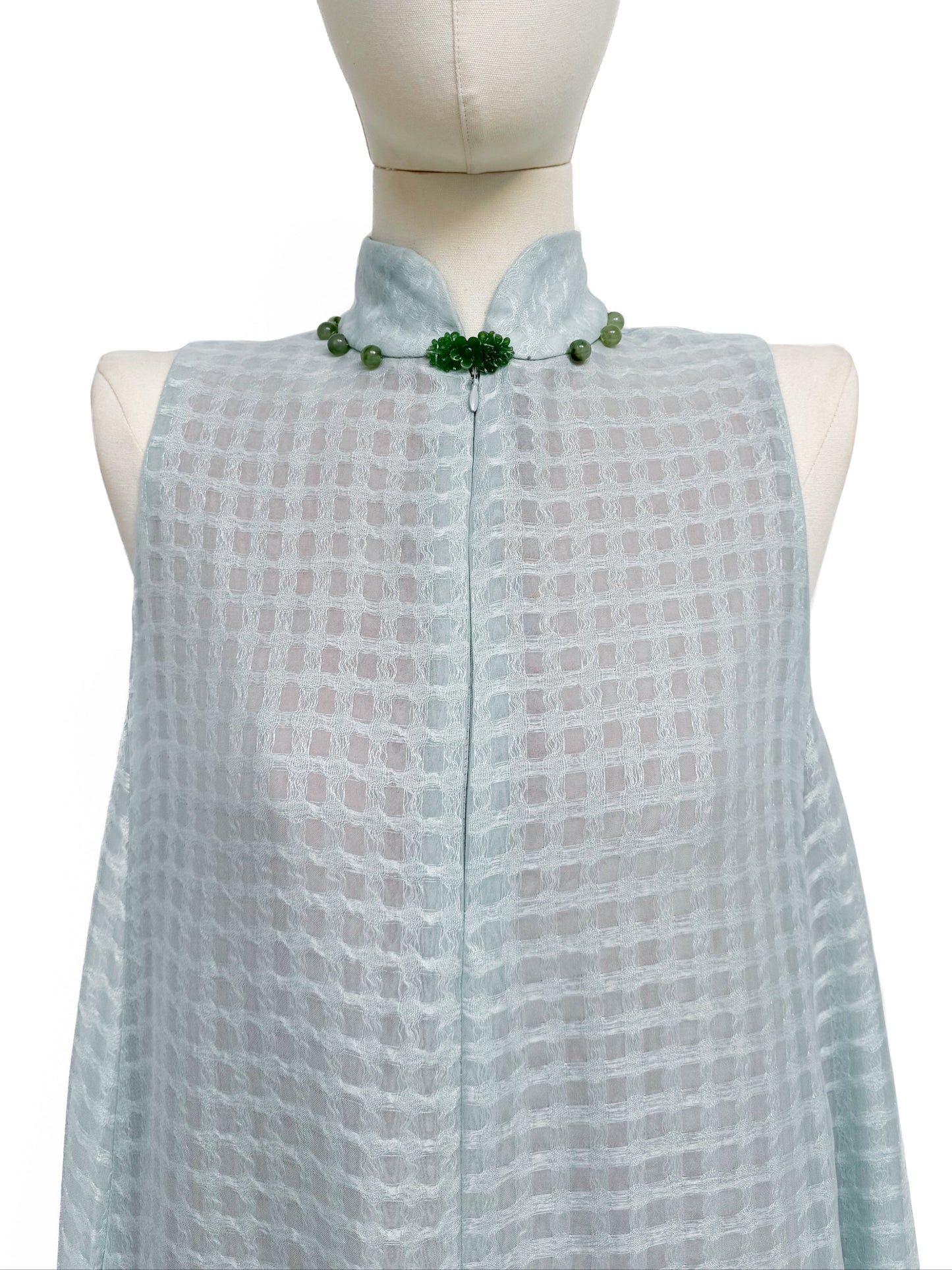 「品 pǐn」Jade Blossom Cheongsam with Pockets