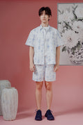 Chinoiserie Print Men's Lounge Co-ord Set