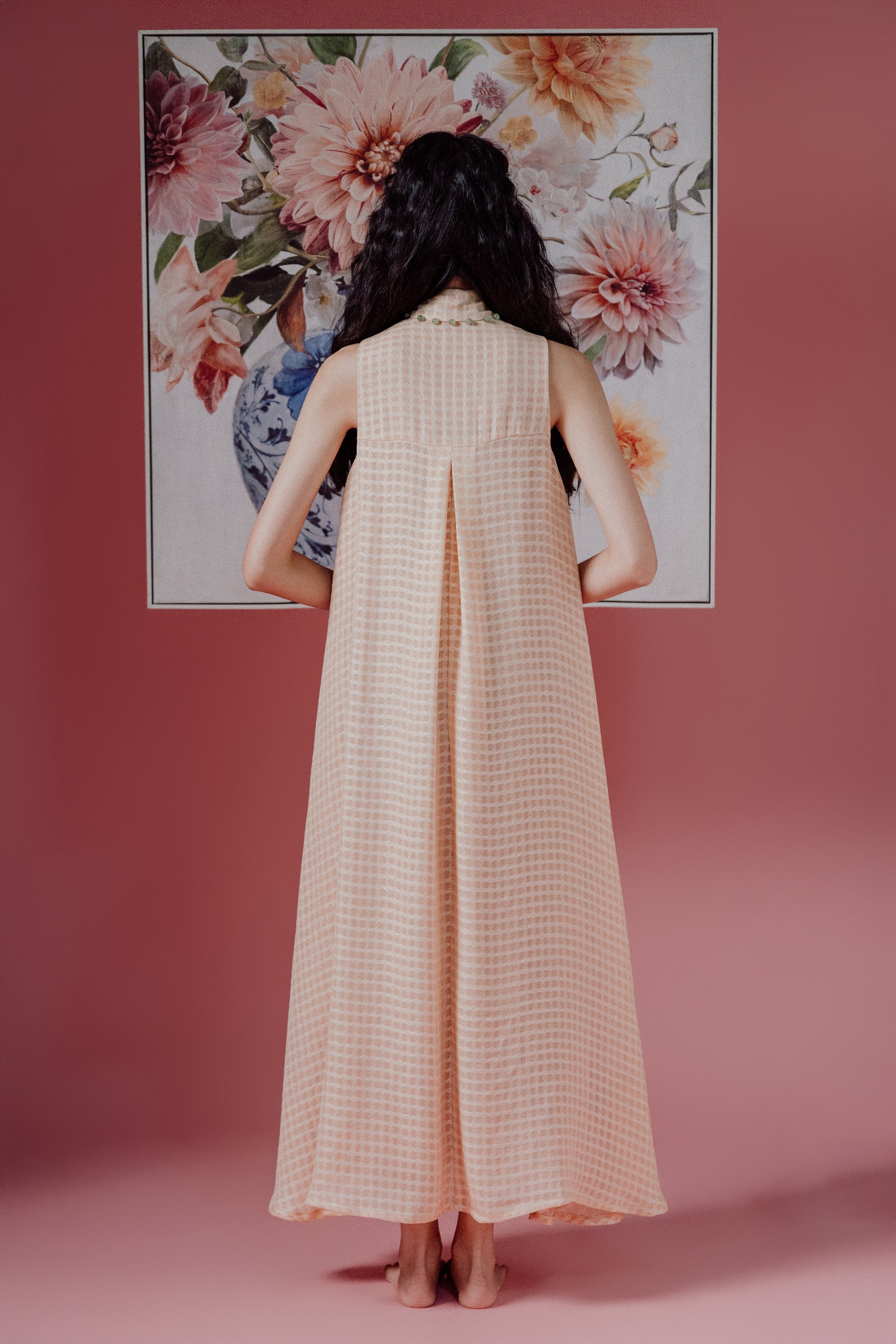 「品 pǐn」Jade Blossom Cheongsam with Pockets