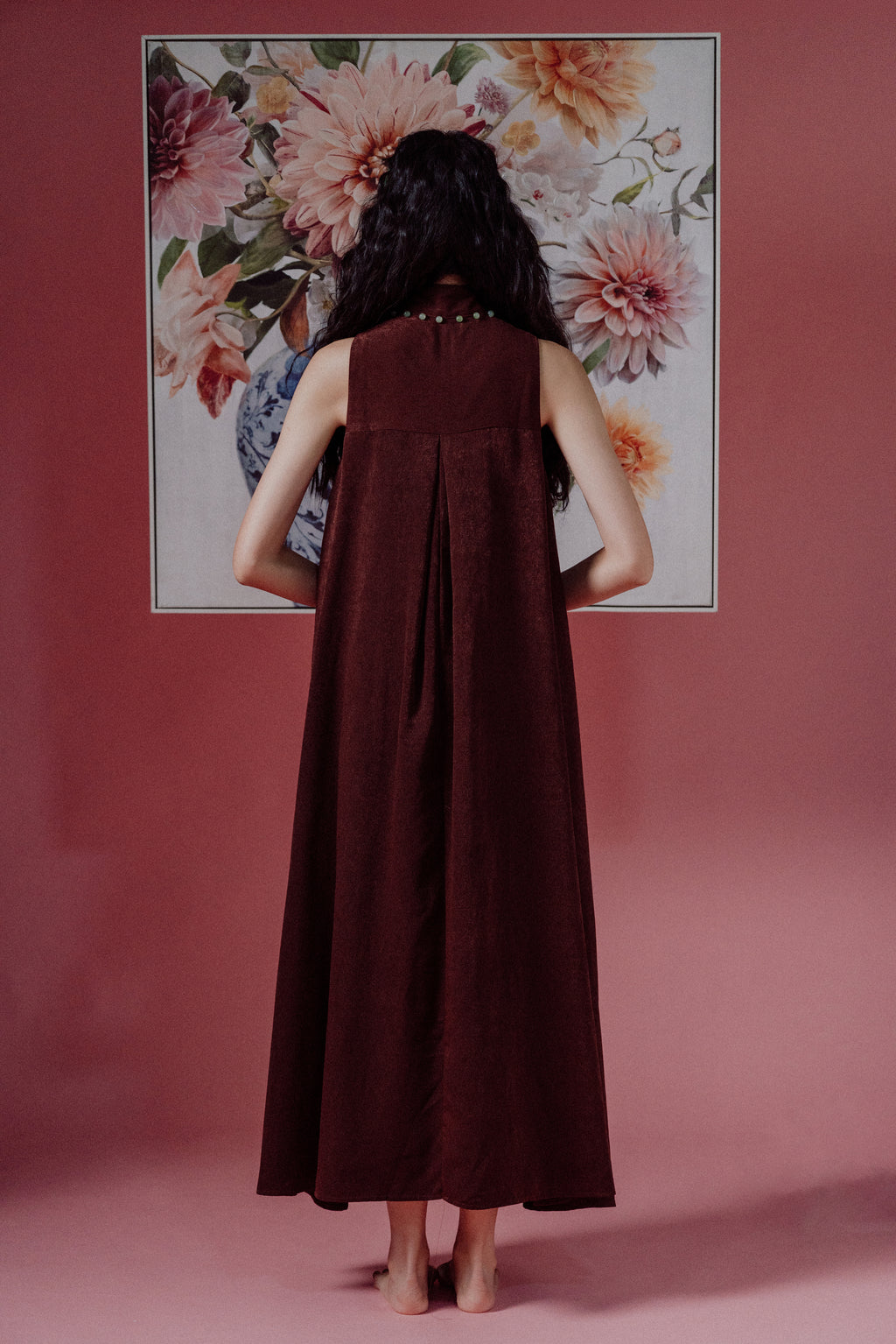 「品 pǐn」Jade Blossom Cheongsam with Pockets