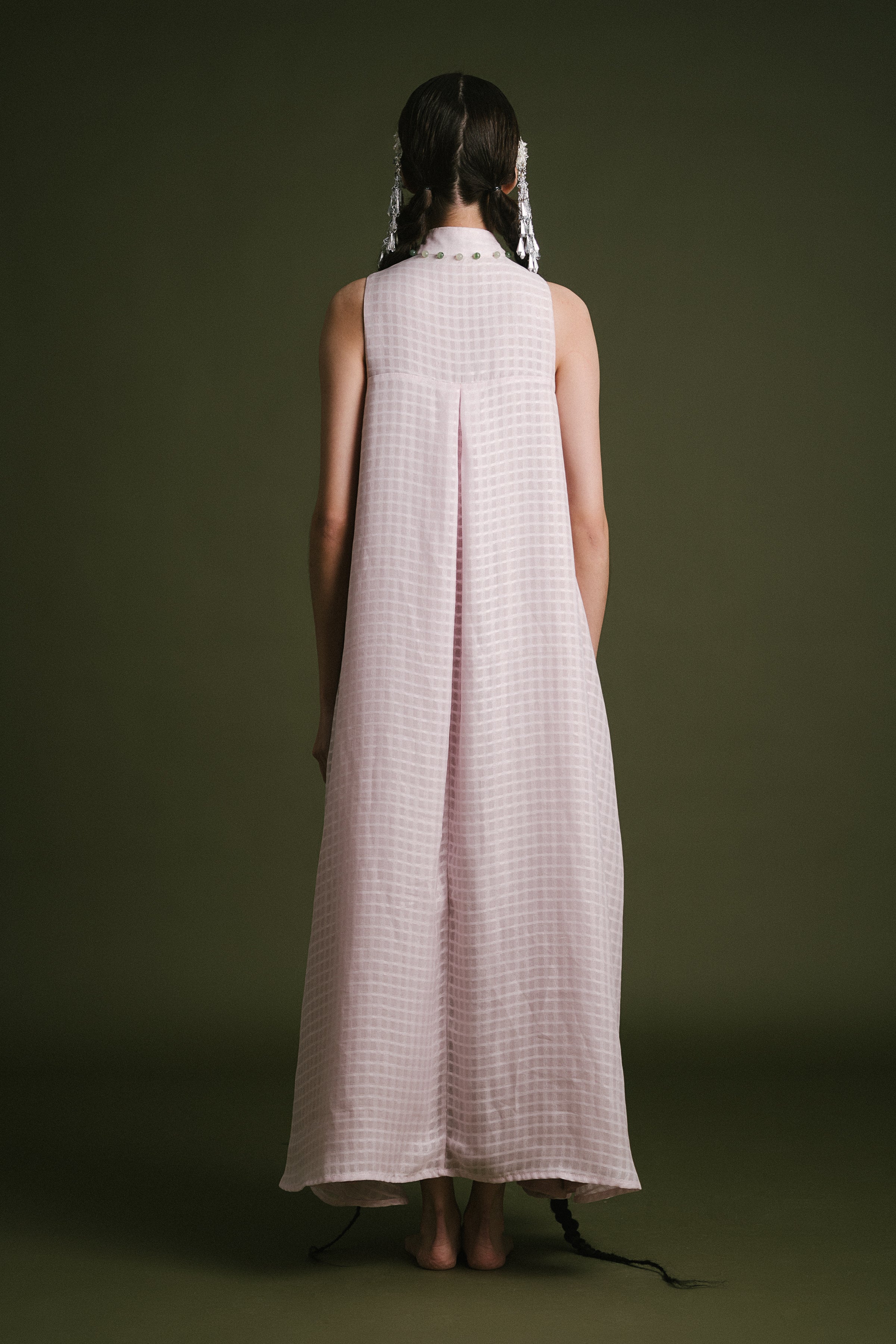 「品 pǐn」Jade Blossom Cheongsam with Pockets